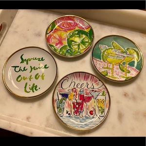 Lilly Pulitzer Cheers! Ceramic Coasters